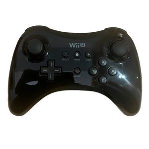 Nintendo Official Wii U Pro Controller WUP-005 Black - Tested